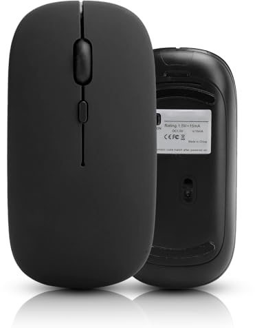 cigemay Wireless Mouse,Portable Wireless Bluetooth 5.0 DPI Silent Mouse,Optical Tracking Technology,Sturdy and Durable,Replacement for OS X/Mi/Laptops and Tablets