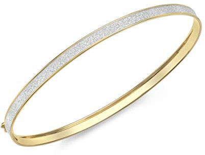 CARISSIMA Frauen 9ct Gold Sternschnuppen Armreif - 4mm