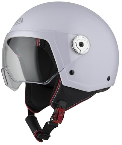 Casco ABIERTO MINIJET Modelo Vintage 3 Pearl White