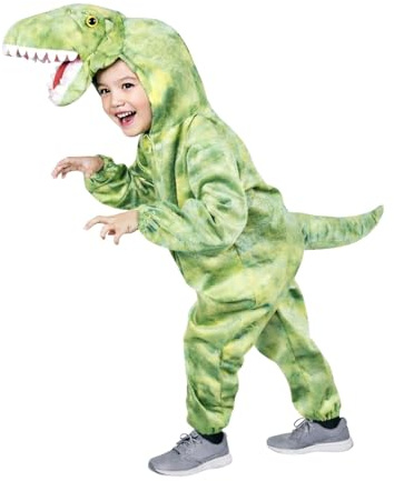 Seruna Dino-Kostüm T-Rex, F122 92-98, für Klein-Kind Baby Babies, Tyrannosaurus Dinosaurier-Kostüme Drache-n Fasching Karneval Karnevalskostüm-e Kinder-Faschingskostüme