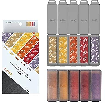 DSPIAE SS-S01 Hobby 30pc Sanding Sponge Starter Set & Accessory Storage Box