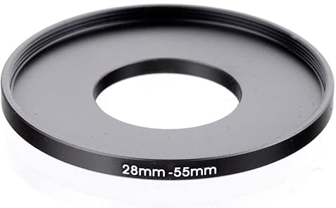 STEP UP 28-55MM anello adattatore 28MM-55MM adapter ring 28MM 55MM 28-55 28 55 MM obiettivo lente ottica lens per filtro paraluce tappo 1xzw