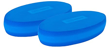 Fitness-Mad - Balance Pad Oval Design - 2er Pack, blau, One size