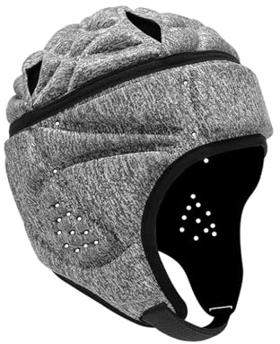 harayaa Kinder Rugby Helm, Rugby Kopfbedeckung, Schutzkappe, Football Helm für Werfer, Stil D