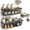 Vinabo Estantería de baño con jabón, 3 Unidades, Estante de Ducha sin perforación, Accesorio de baño antioxidante, Almacenamiento de Ducha con Ganchos, Esenciales para el Cuarto, Cocina