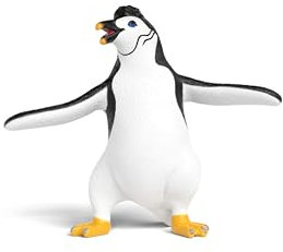 schleich SKOLAN MED DE MAGISKA DJUREN Pingvinen Juri, från 3 år, 14909 - Leksaksfiguren, 9 x 3 x 7 cm