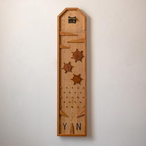 Vintage Holz Bierflaschenöffner Cap Game, Spaß Wandmontage Öffner für Bars und Männerhöhlen, interaktives Trinkspiel Zubehör