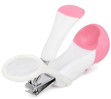 NUOBESTY Cortaúñas para Mascotas Lupa, Mango Cómodo y Resorte de Liberación, Material Plástico y Acero Inoxidable para Erizos y Conejos Pequeños Color Aleatorio