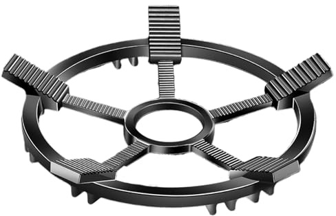 Stove Burner Trivets - Cast Iron Cooktop Pan Holder Stand, Supports Pots and Pans on Stove, Cooker Plate and Ring Rack for Kitchen Cooking, Sturdy Stoves Accessories 9Inches