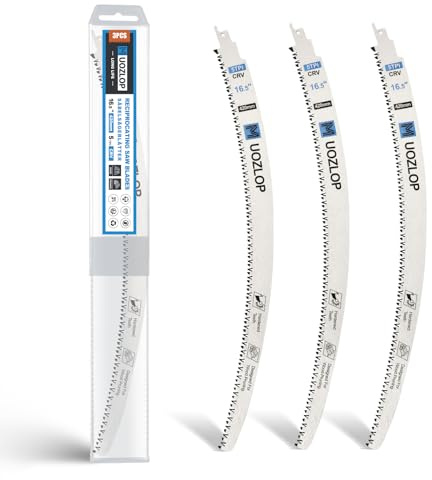 MUOZLOP 3 stycken 420 mm 5TPI sågblad med japanska tänder