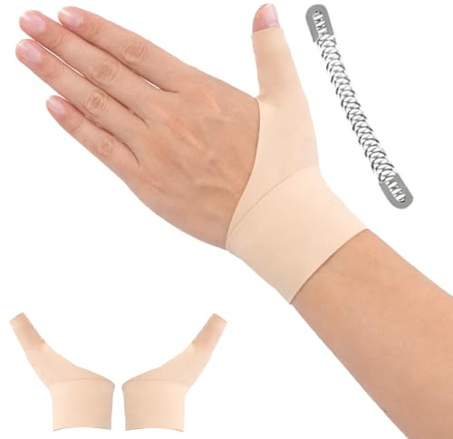 TJFNNFNS Stable Thumb Wrist Brace, Compression Arthritis Gloves, Thumb Spica Splint Glove with Spring Support, Provide Excellent Carpal and Thumb Support for Thumb Injury, Carpal Tunnel, Tenosynovi, M