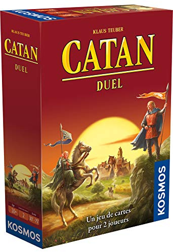 Asmodee - Catan: Duell – intensives Gesellschaftsspiel für 2 Spieler ab 10 Jahren – Erweitern Sie Ihre Kolonien mit Strategie – 30 bis 75 Minuten immersives Spiel – französische Version – Kosmos