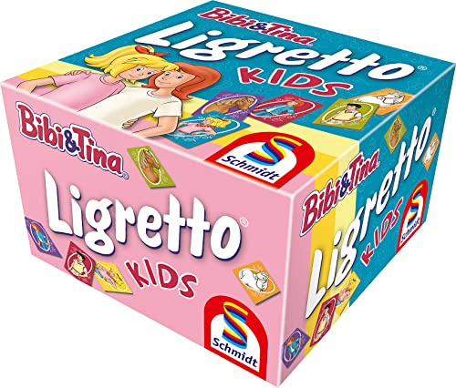 Schmidt Spiele 01412 Ligretto Kids, Bibi & Tina, Kartenspiel | Bibi & Tina Version