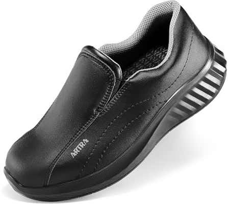 Artra Arica Chaussures de sécurité S2 SRC - Chaussures de Travail légères avec Embout en Acier antidérapant pour la Restauration, la médecine et Les Soins