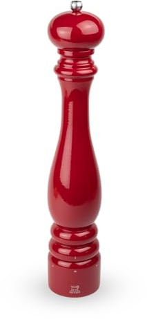 PEUGEOT - Pfeffermühle Paris u‘Select 40 cm - 6 voreingestellte Mahlgrade - Aus PEFC-zertifiziertem Holz - Passionrot lackiert