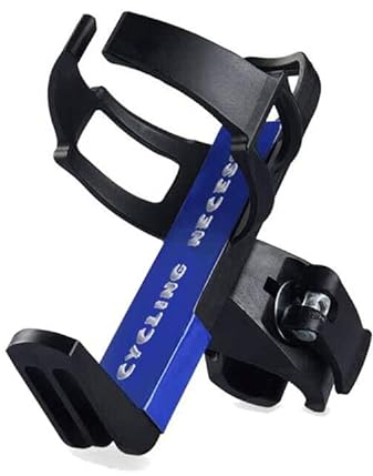 ROGTYO Bike Water Bottle Cage 360 Degree Rotation Bottle Holder Lightweight Drink Holder (Black 1 PCS)