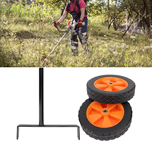 Haofy Recortadoras de Hilo Rueda Auxiliar Ajustable, Accesorio de Rueda de Soporte para Desbrozadora eléCtrica para Desbrozadora eléCtrica de Gasolina de 26 Mm y 28 Mm