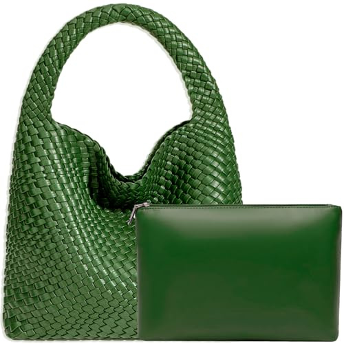 JINMANXUE Unisex B988 MATCHANDE KLUTCH, Palm grön, Snygg, dekorativ, elegant