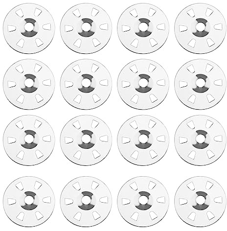 eMagTech Unterlegscheiben für Stützplatte, Fliesen, einfache Befestigung, 35 mm Durchmesser, Nageldichtungen für Isolierplatten, Gipsplatten, Verbundplatten, Extrudierplatten, 200 Stück