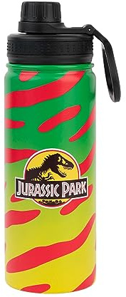 Grupo Erik Jurassic Park Trinkflasche Edelstahl Thermosflasche Geschenke | Flasche 500 ml Trinkflasche Kinder - Wasserflasche Sportflasche - Offizielle Lizenz