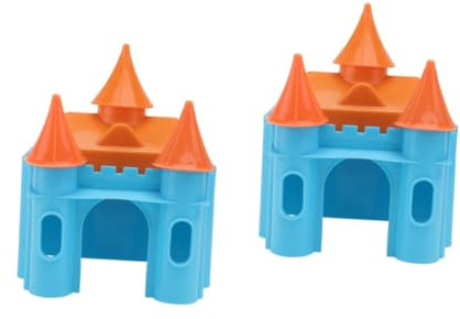 Angoily 2stücke Hamsterhaus Aus Waschbarem Material Lustiges Versteck Für Kleintiere Wie Hamster Meerschweinchen Und Ratten Als Schlafplatz Und Dekoration Zufällige Farben Pet Hideout