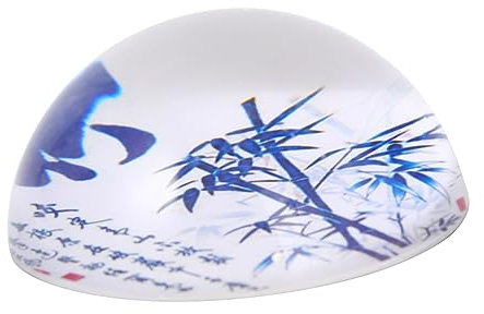 SHINEOFI Crystal Paperweight Chinese Calligraphy Tool Desk Ornament Minimalist Home Decor School Supplies Paperweight