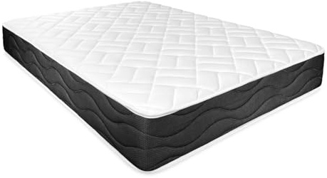 Somnia Descanso Bombay Matelas viscoélastique réversible, Ergonomique, Confort et dureté optimales, Anti-acariens, Anti-bactéries et hypoallergénique, 90 x 190 cm