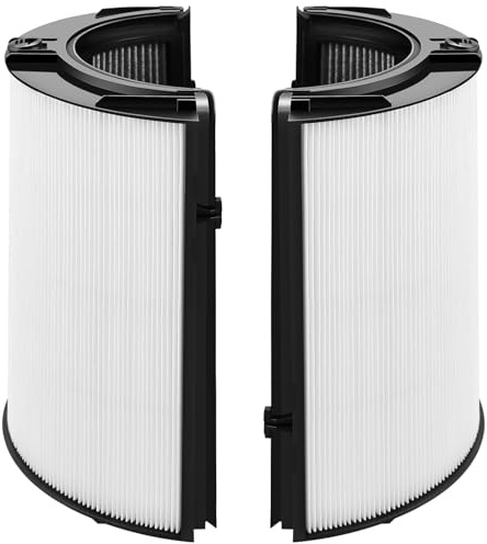 FFsign 360°Combi 2 in 1 HEPA und Carbon Ersatzfilter kompatibel mit Dyson TP06 HP06 PH02 PH01 PH03 PH04 HP09 TP09 HP07 TP07 TP10 HP10, H13 Grade True HEPA Ersatzfilter, 1 Packung