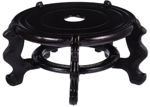 HOLIDYOYO Soporte Para Macetas 6.29 in Base De Resina Para Jarrones Figuras Artesanales Y Pecera Pequeña Elevador Para Plantas De Interior Organizador De Espacio Para Hogar U Oficina