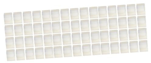 Uonlytech 150stücke Selbstklebende Kabelhalterung Doppelseitige Klemmen Für Kabelmanagement Für Zuhause Weiße Kabelbinder Zur Effektiven Befestigung Von Kabeln Und Leitungen