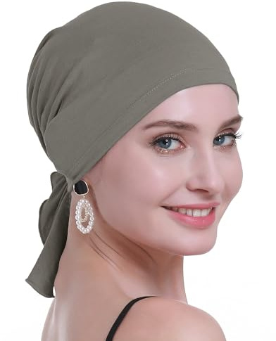 osvyo Écharpe pour la tête en bambou pour chimiothérapie pour femmes perte de cheveux - Foulard pour femme, design de turbans scellés, Taille Unique
