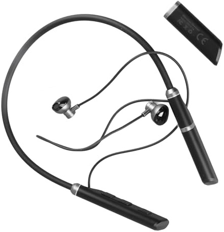 Écouteurs de Cou Résistants à la Transpiration, écouteurs sans Fil à Basses Fortes Antibruit pour Le Sport, écouteurs Supra-Auriculaires, Matière Plastique, Disponibles en