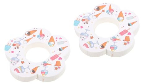 LALADEFIEE 200pcs Drip Holder Paper Tray for Ice Cream Cones Leak-Resistant Ice- Paper Tray for and Outdoor Gatherings