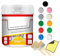 XIRUJNFD Quick-Dry Anti-Slip Water-Based Floor Paint, 500G, White, Concrete Floor Paint for Interior and Exterior