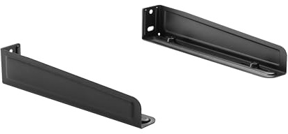 PureMounts soporte para microondas, soporte de pared, soporte universal para microondas y hornos de hasta 30 kg, soporte para microondas de pared, negro