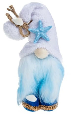 Amosfun 2 Pièces Poupée Abeille Décor De Gnomes Nautiques Décor De Gnomes Côtiers Statue De Jardin Nains Jardin De Fées De Plateau De Sirène Nain De Plastique Blue