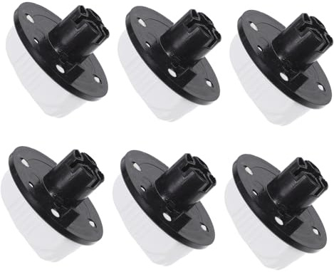 Veemoon Boutons de Commande Universels en Ps Lot de 6 Design Multifonctionnel et Facile à Utiliser pour Four et Plaque de Cuisson Adaptés à Divers Appareils