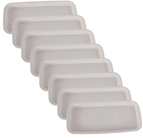 Milisten 8Pièces Plateau de Planteur Rectangulaire Plastique Bac à à pour Pots de Fleurs de Drainage pour Plantes Intérieures Extérieures Protection