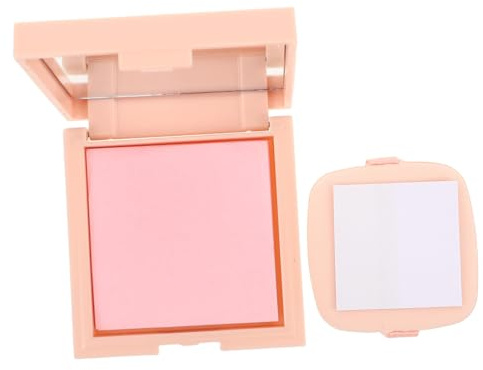 TOVINANNA Gesichtspapierblätter Für Ölkontrolle Make-up-nachbesserung Unterwegs Mit Puderquaste Und Praktischem Make-up-spiegel Für Gesichtsreinigung