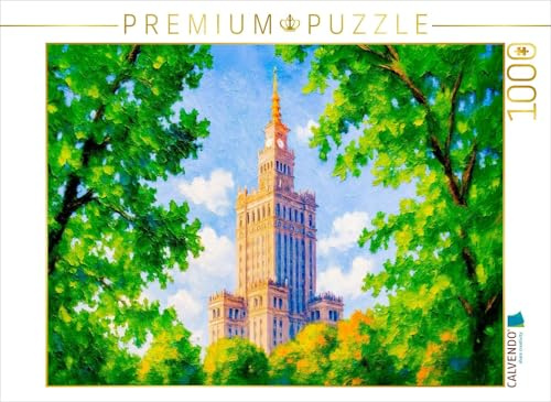 CALVENDO Puzzle Palais de la Culture encadré par des Arbres dans Le Parc | Taille de la Pose cm Puzzle Photo pour des Heures heureuses