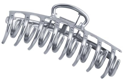 WRITWAA Clip de Cabeza Plana de Metal Grande Pinzas Cabello Forma de Garra Accesorio Cabello para Mujer la Parte Trasera