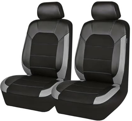 RFDTEWAX 2 PCS Coprisedile Auto Anteriore per Dacia Duster 2010-2025, Coprisedili per Auto, Copri Sedile per Guidatore Passeggero,C