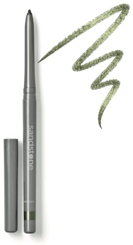 Sandstone Scandinavia allergivänlig vattenfast eyeliner (Grön) | Metallisk, kladdsäker och för känsliga ögon