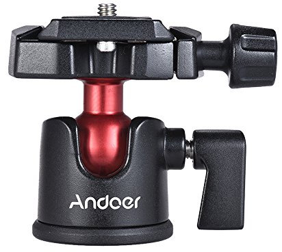 Track Dolly, Andoer Video Dolly Electric Track Slider with Wireless Remote Control 3 Speed Adjustable Chargable Mini Slider Skater for Canon Nikon Sony DSLR Camera IOS Smartphone (Mini Ball Head)