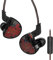 KZ ZS10 - Cuffie monitor in-ear con cinque driver ad alta risoluzione e cavo staccabile Black with Mic Nero