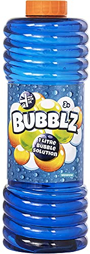 Wowow Toys & Games Bubble Solution - Påfyllningar för bubbelmaskiner, pistoler - Slumpmässig färg - Åldrar 3+ - Stav ingår inte