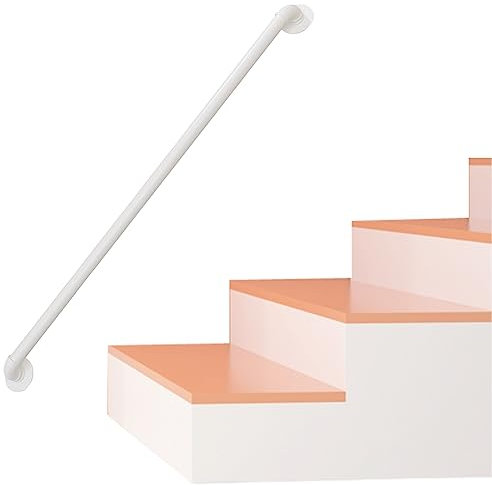HUHJYUGE Ringhiera per Scale Interne 100cm, Sicurezza Maniglia della Scala Antiscivolo, Corrimano a Muro per Scale Facile Installazione Pulire, per Ambientazione Esterna Passi