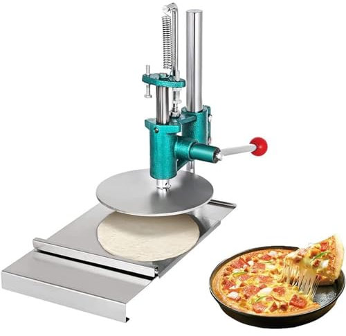MáQuina Prensadora De Masa Para Pizza, MáQuina De PasteleríA EléCtrica, Rodillo De Masa Manual De Acero Inoxidable, Laminadora De Masa, MáQuina Para Hacer Pasta, Para Masa De Pizza Y PasteleríA,13cm