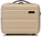 WITTCHEN Necessaire da viaggio Custodia per cosmetici Valigia da viaggio Bagaglio a Mano Valigia Cabina Valigia in ABS Borsa da Toilette Rigido Comodo Line Beige