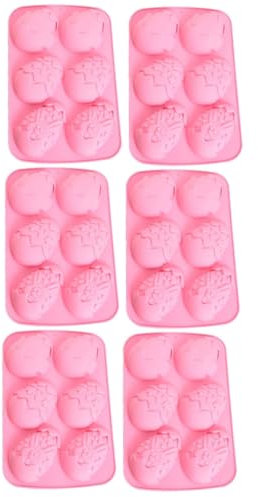 Amosfun 3 Juegos Molde De Chocolate Cubo Molde De Pastel Bandeja Para Hornear Cuadrada Molde Para Hornear Tortita Molde De Silicona De Pascua Herramienta Para Hornear Rosa 2 Piezas * 3